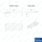 Amgood 14 in. x 36 in. Stainless Steel Tubular Wall Shelf WS-TR-1436-Z - alternate 8